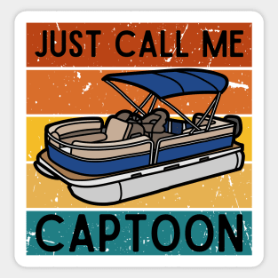 Pontoon Captain Sticker